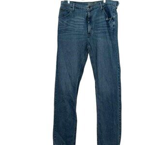 Wrangler Mens Authentics Relaxed Fit Denim Jeans 38X38 Blue